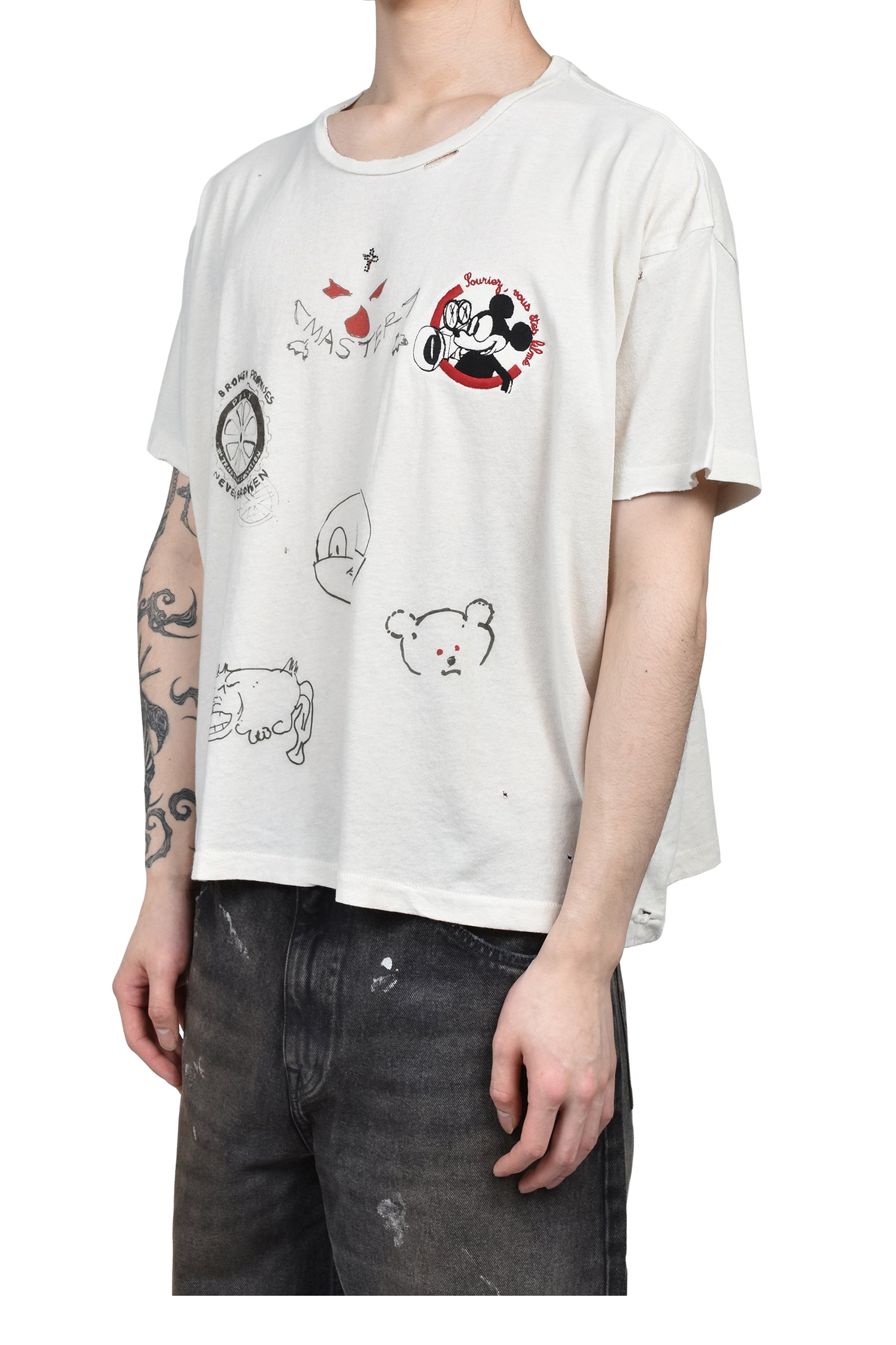 SIGNATURE TEE / WHT