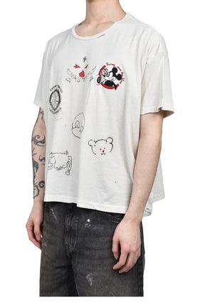 SIGNATURE TEE / WHT