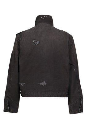 STUDDED WORK JACKET / BLK