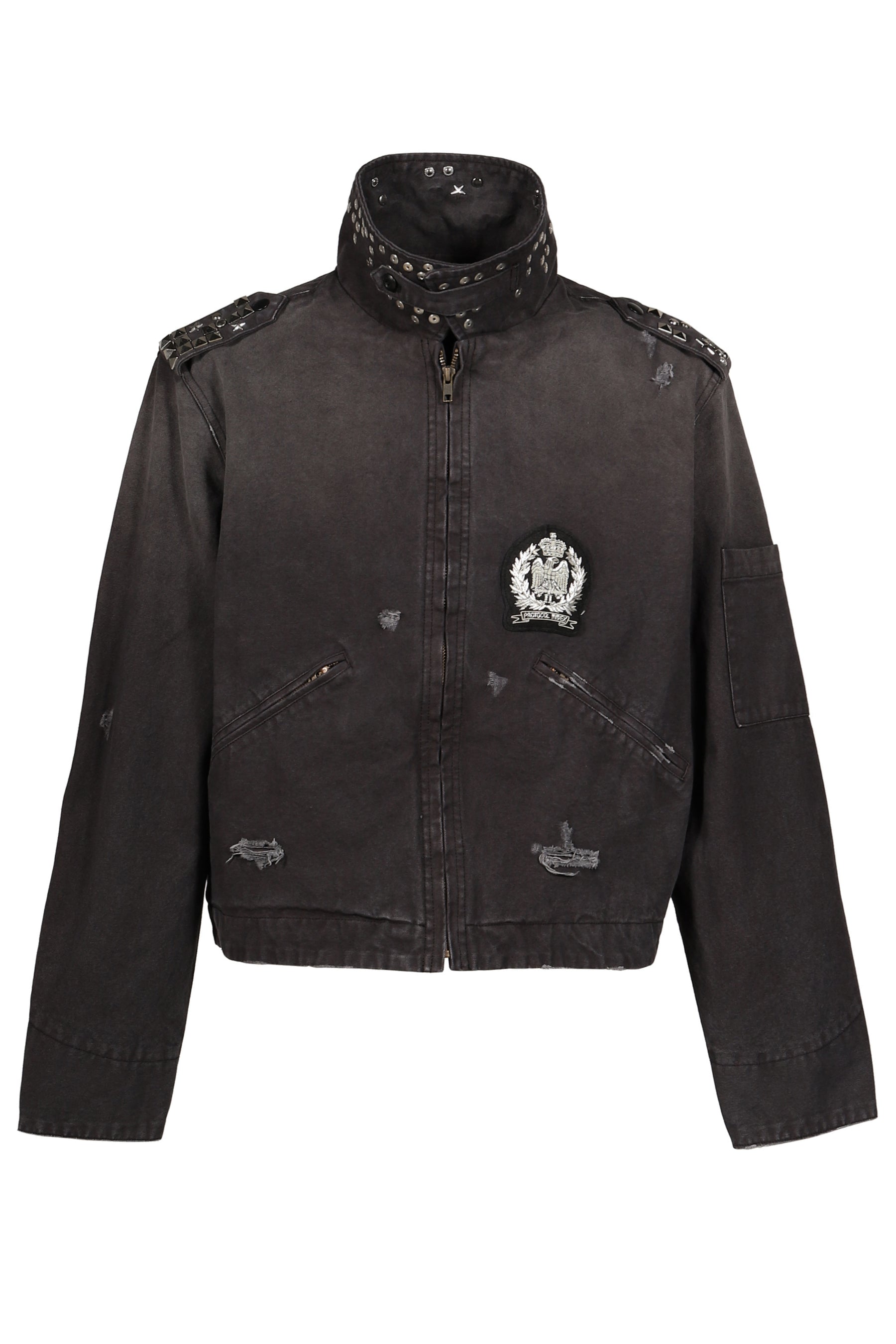 STUDDED WORK JACKET / BLK
