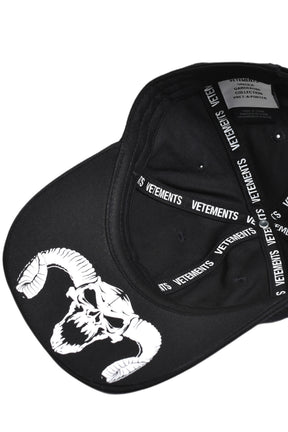 METAL LOGO CAP / BLK