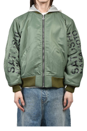 SATOSHI NAKAMOTO ABANDONED THEME PARK BOMBER / GRN