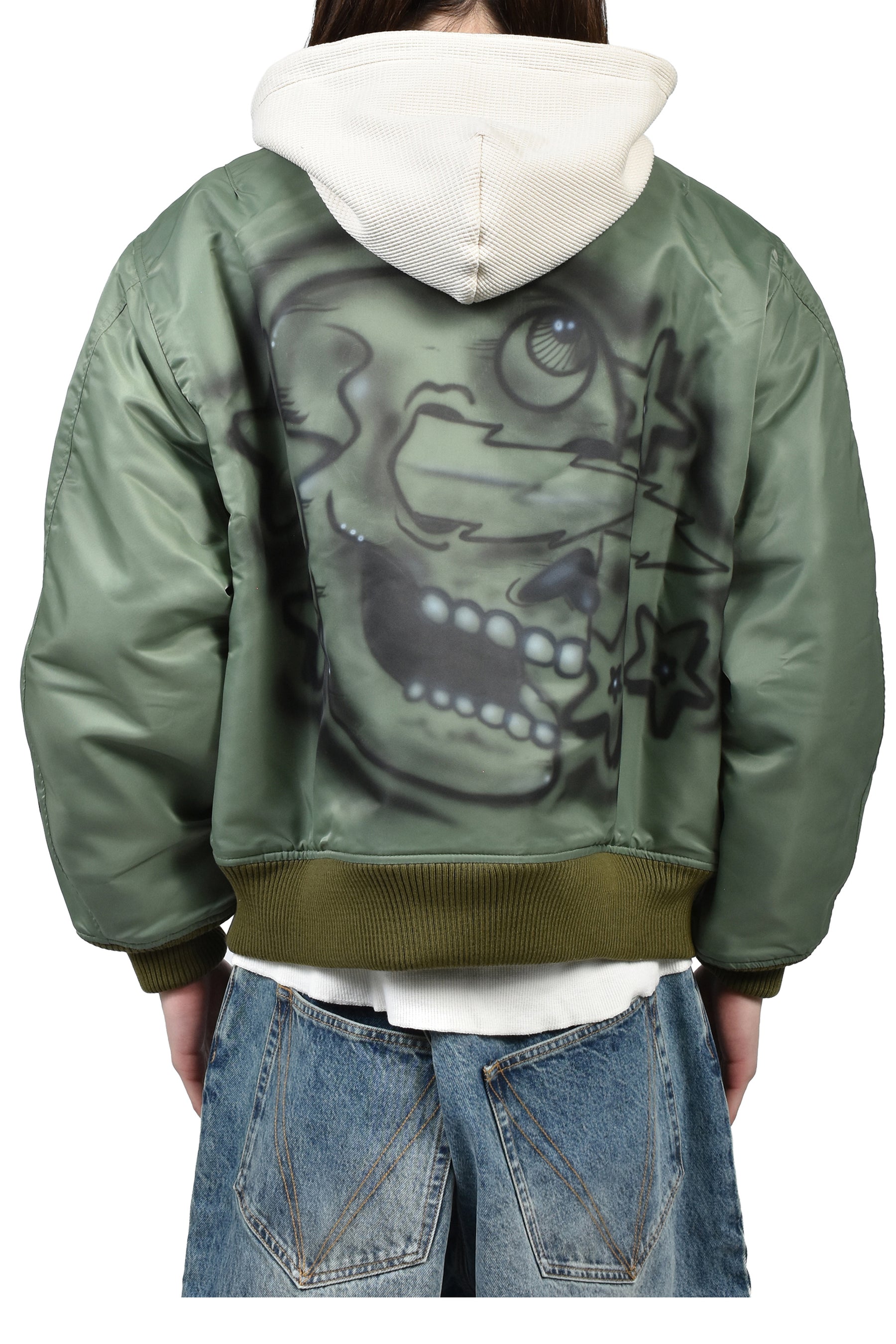 SATOSHI NAKAMOTO ABANDONED THEME PARK BOMBER / GRN