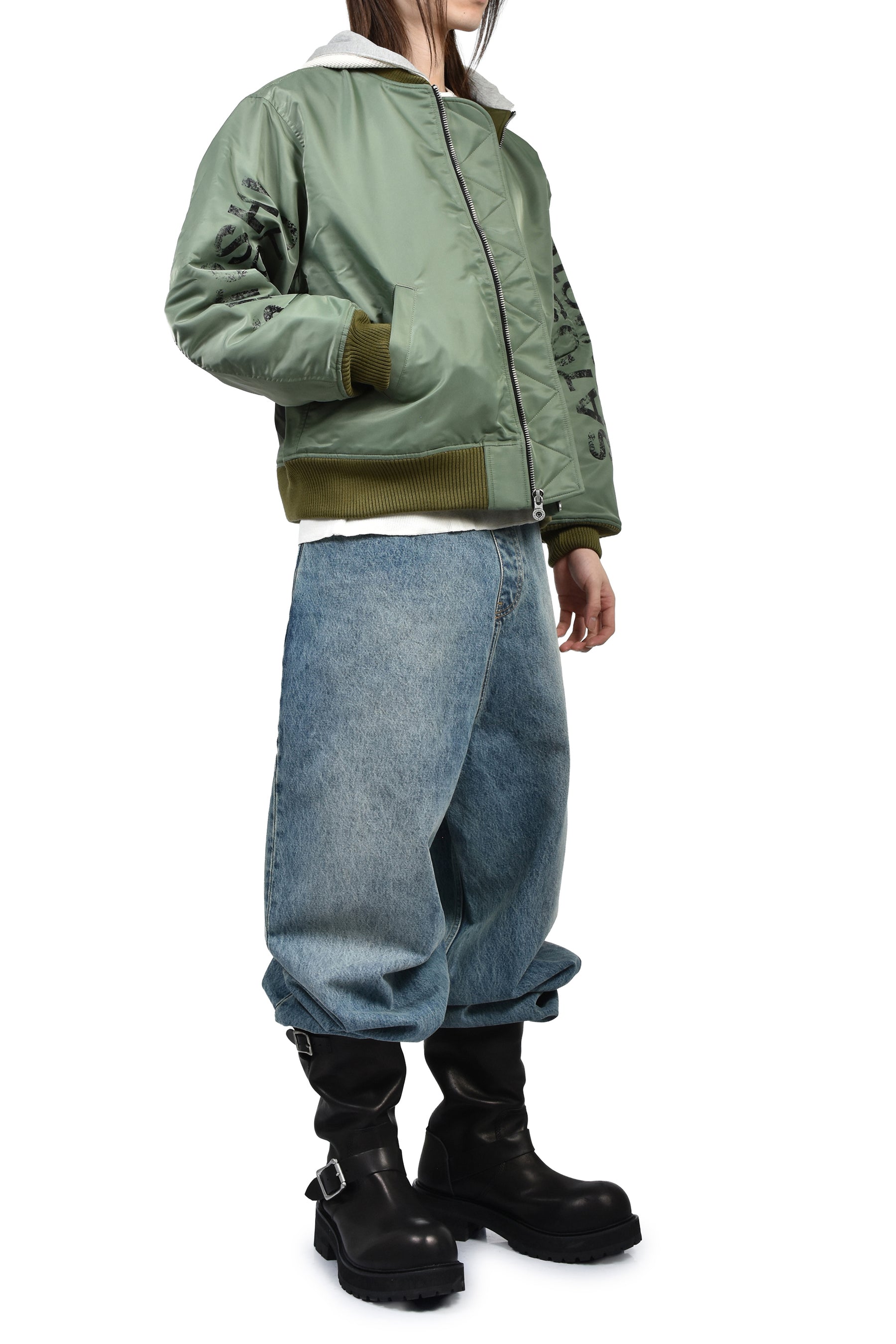 SATOSHI NAKAMOTO ABANDONED THEME PARK BOMBER / GRN