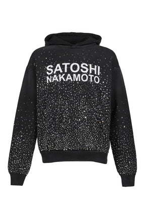 SHATTERED GLASS HOODIE / BLACK 