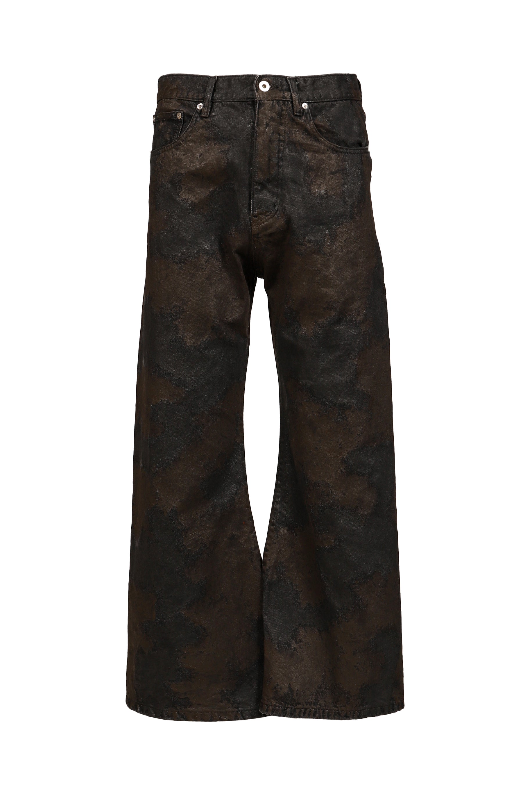 SAUNTER CUT JEANS / DIRT BLK