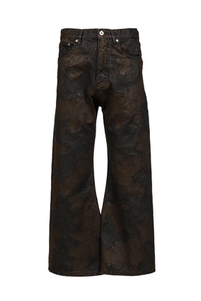 SAUNTER CUT JEANS / DIRT BLK