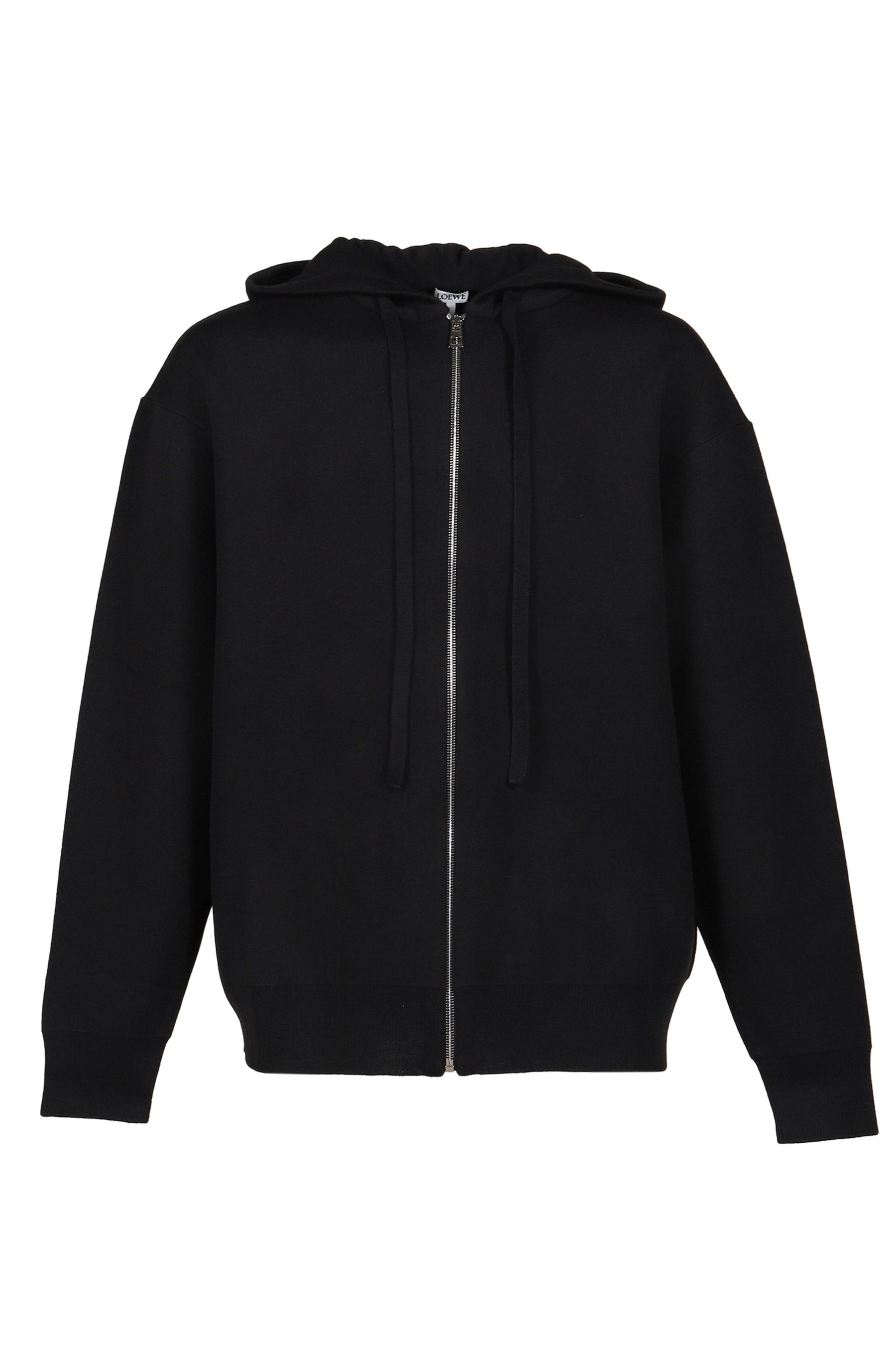 LOEWE ロエベ FW25 ANAGRAM ZIP-UP HOODIE / BLK - NUBIAN ヌビアン