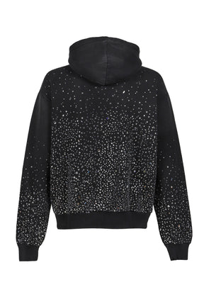 SHATTERED GLASS HOODIE / BLACK 
