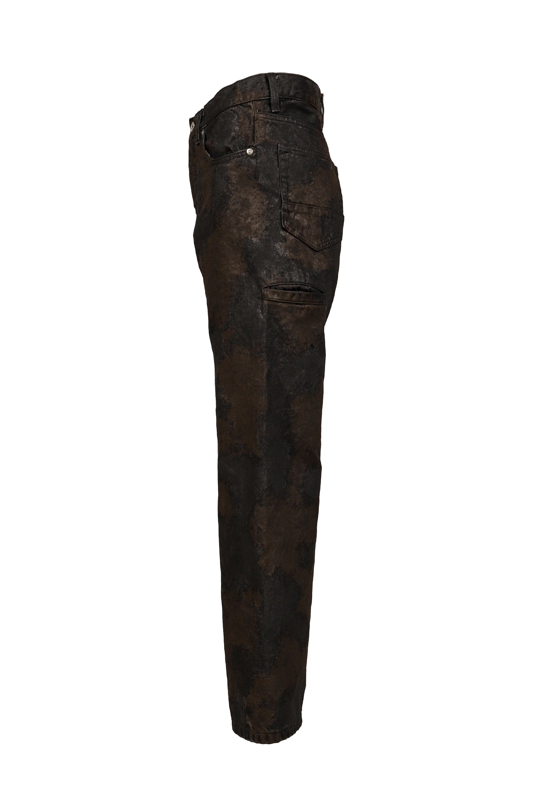 SAUNTER CUT JEANS / DIRT BLK