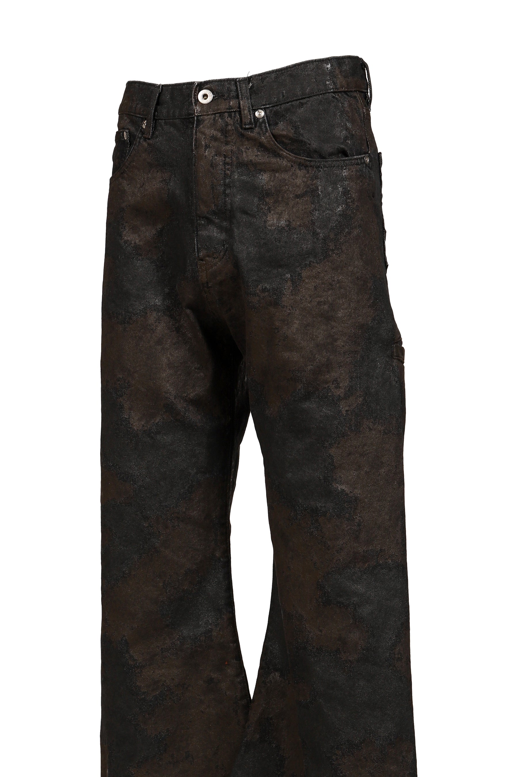 SAUNTER CUT JEANS / DIRT BLK