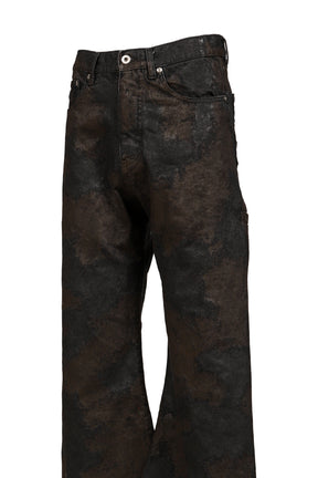 SAUNTER CUT JEANS / DIRT BLK