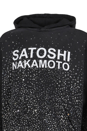 SHATTERED GLASS HOODIE / BLACK 