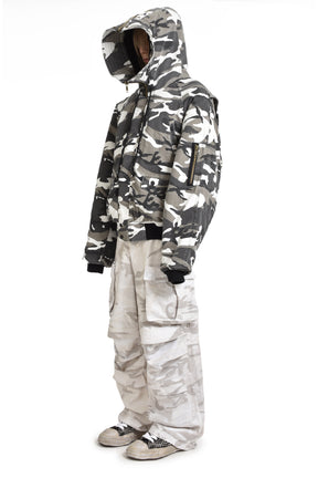 OVERSIZED N2B JACKET / WHT CAMO