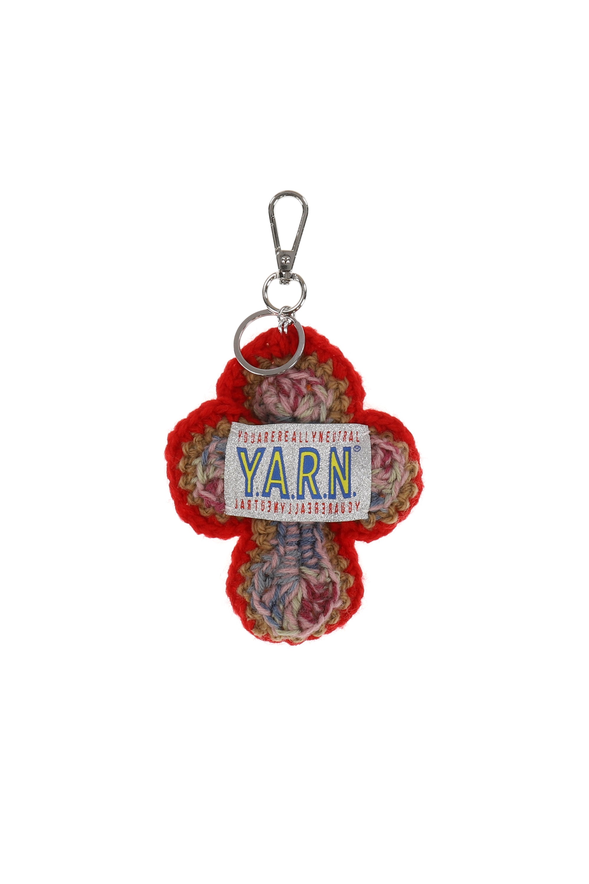 Y.A.R.N. ヤーン FW25 NUBIAN限定 3D CROSS KEYCHAIN / MULTI - NUBIAN