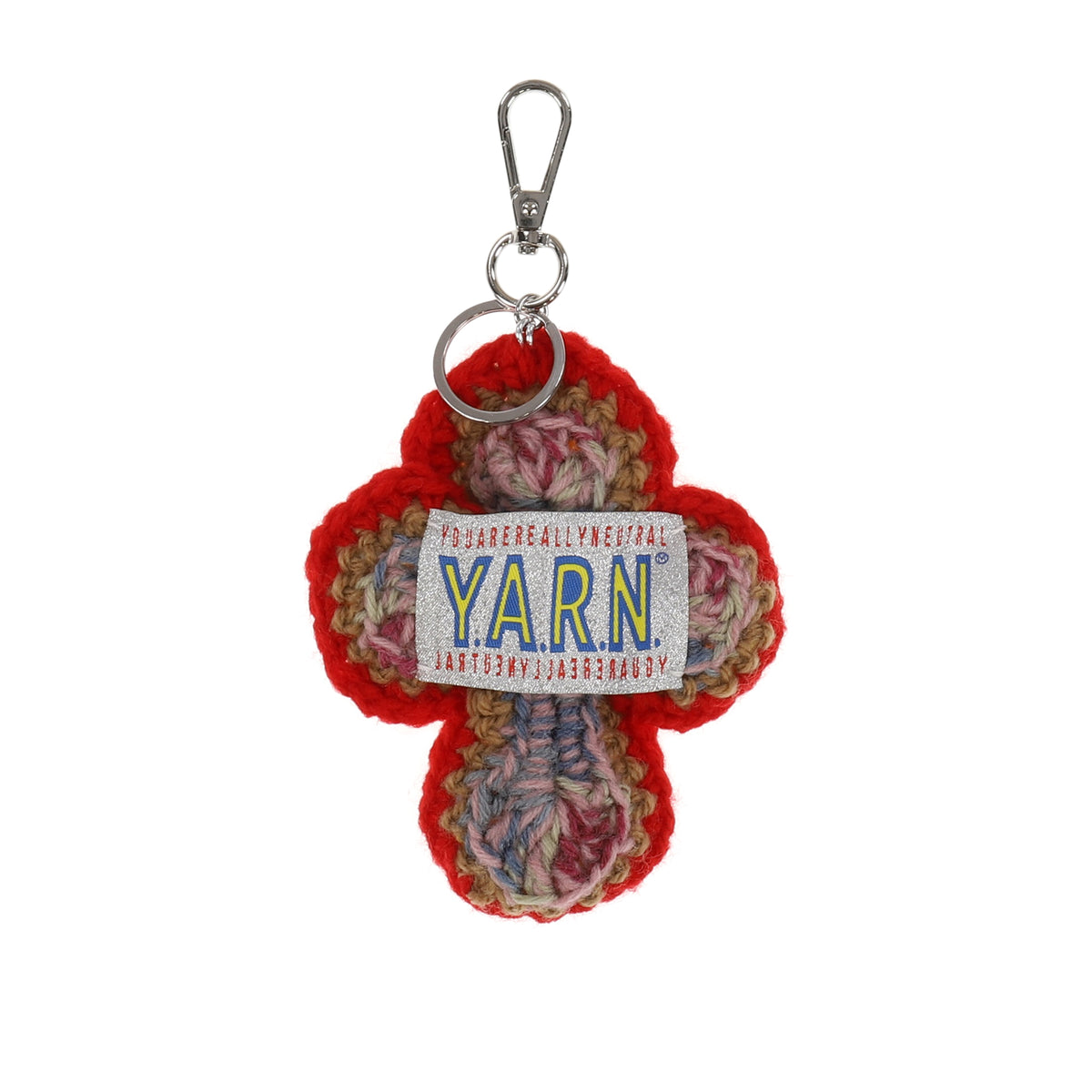 Y.A.R.N. ヤーン FW25 NUBIAN限定 3D CROSS KEYCHAIN / MULTI - NUBIAN