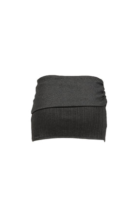FOLDED MINI SKIRT / CHA