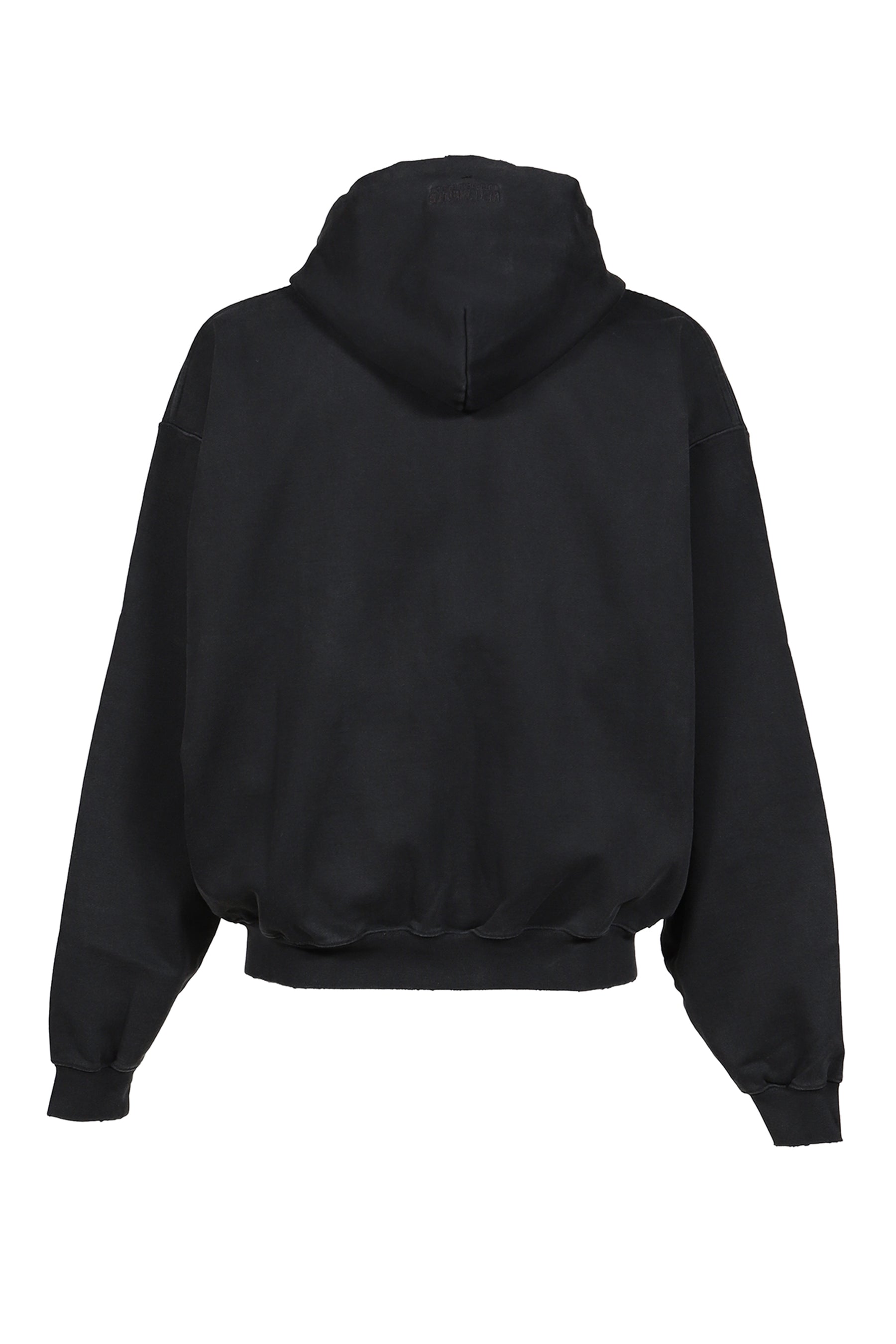 VETEMENTSXMOTORHEAD DOUBLE GRAPHIC ZIP-UP HOODIE / WASHED BLK