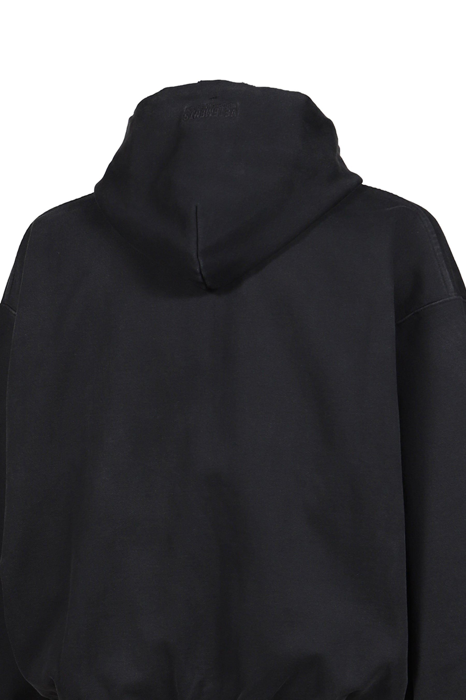VETEMENTSXMOTORHEAD DOUBLE GRAPHIC ZIP-UP HOODIE / WASHED BLK