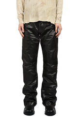 WICKED GAME LEATHER FLARES / BLK SAND