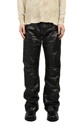 WICKED GAME LEATHER FLARES / BLK SAND