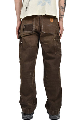 DOUBLE KNEE PAINT PANTS / BRW