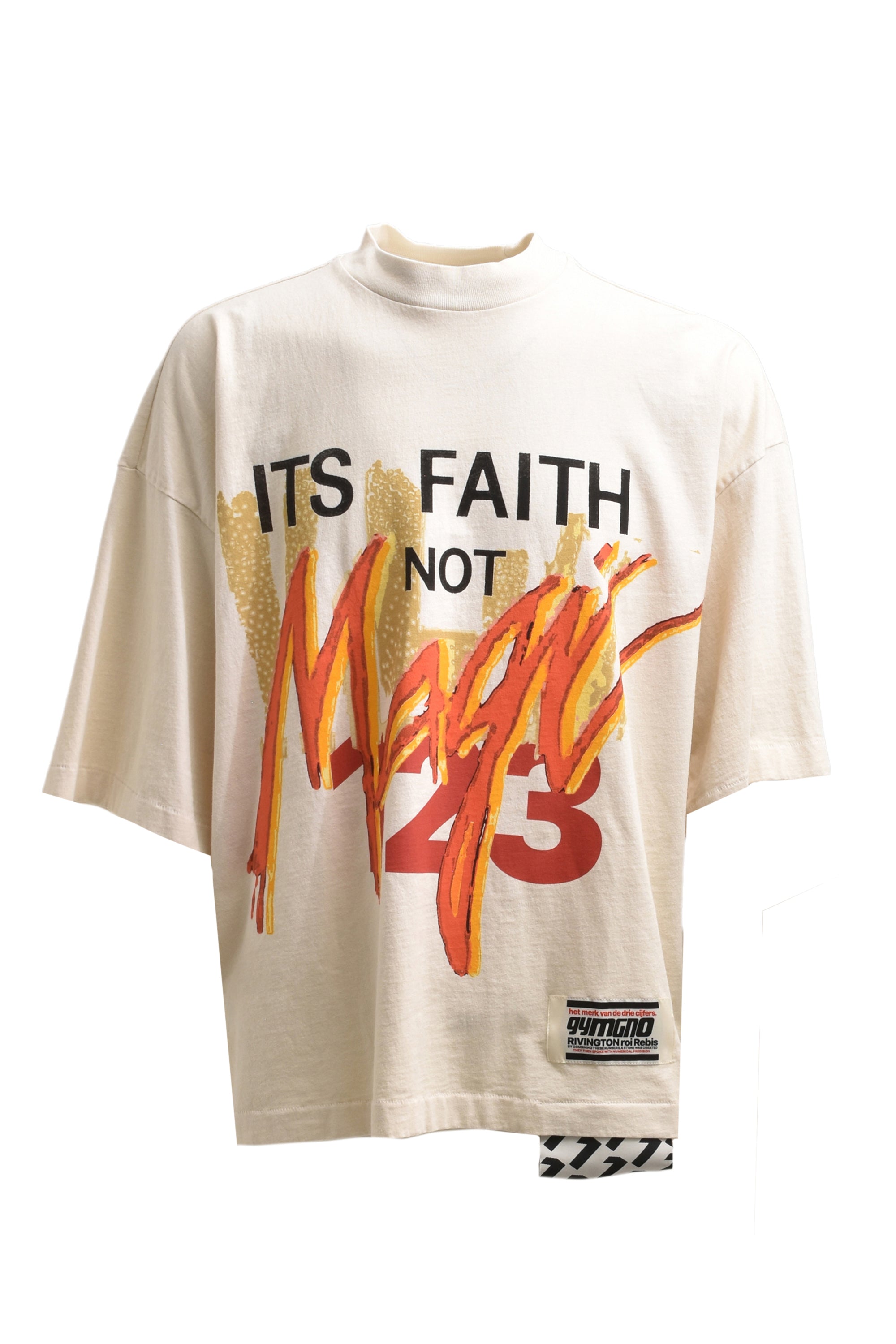 RRR123 SS24 ITS NOT FAITH SS TEE/VINTAGE WHT - NUBIAN