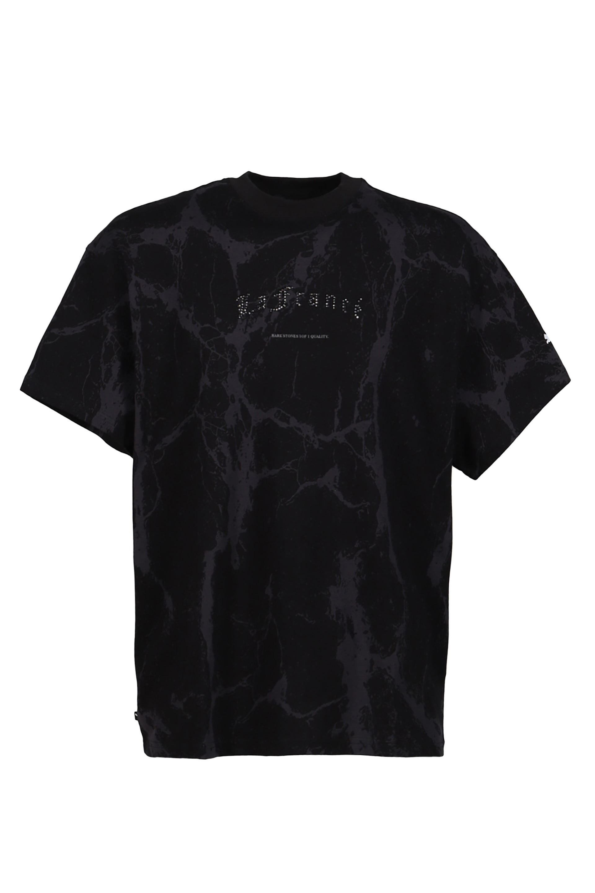 PUMA HOOPS × LaFrance HOOPS X LAFRANCE WRITTEN IN CHROME MARBLE TEE / BLK
