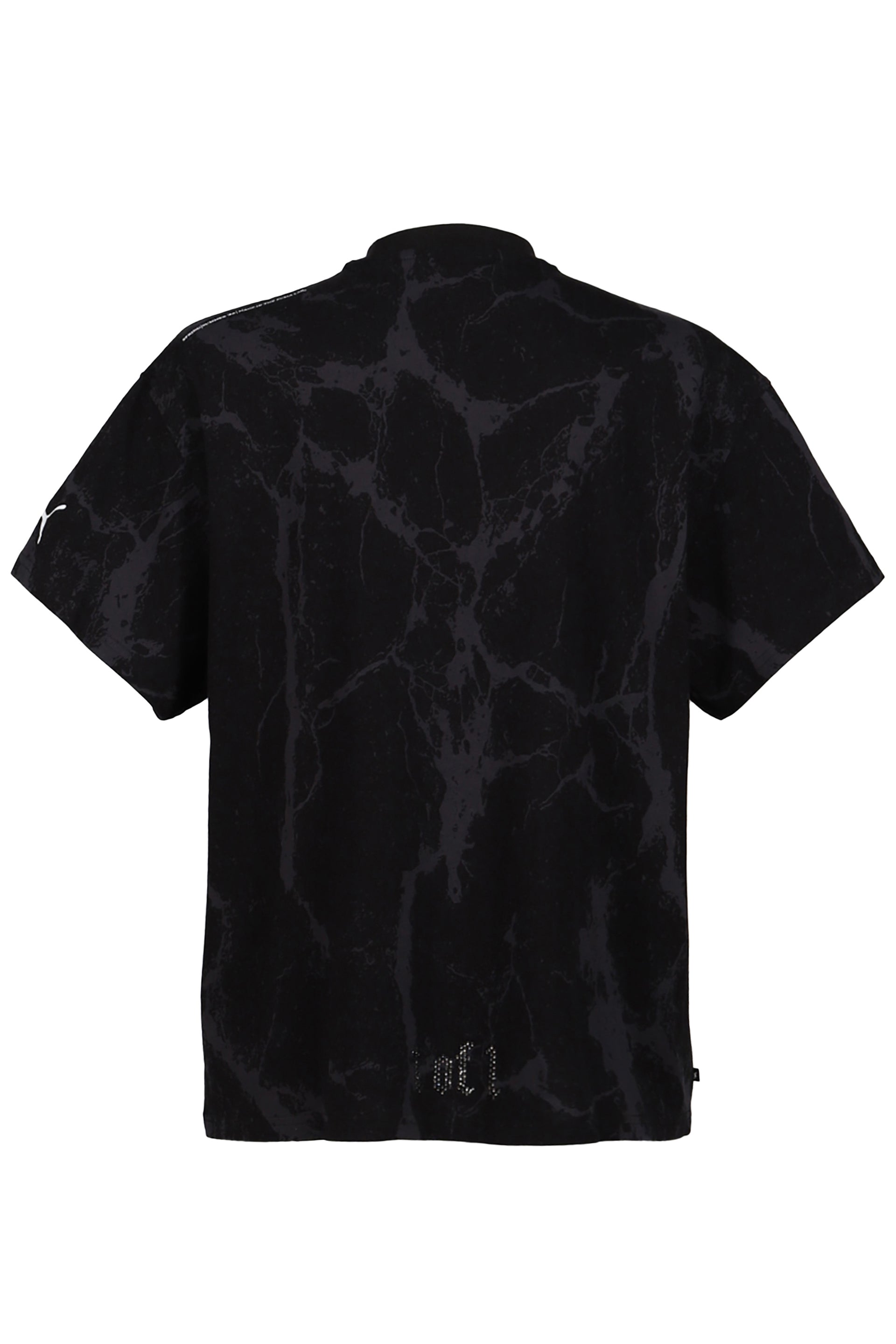 PUMA HOOPS × LaFrance HOOPS X LAFRANCE WRITTEN IN CHROME MARBLE TEE / BLK