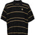 TBPR / BORDER KNIT POLO / BLK