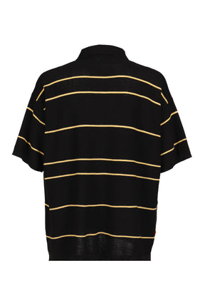 TBPR / BORDER KNIT POLO / BLK