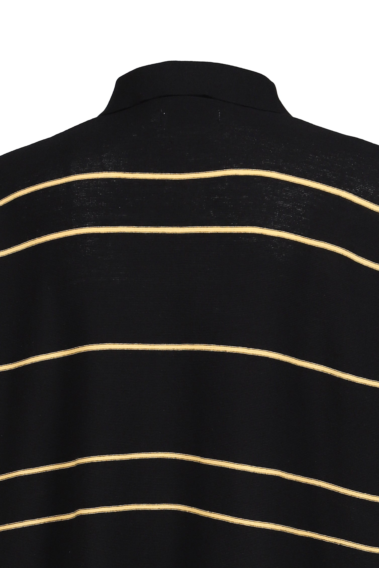 TBPR / BORDER KNIT POLO / BLK
