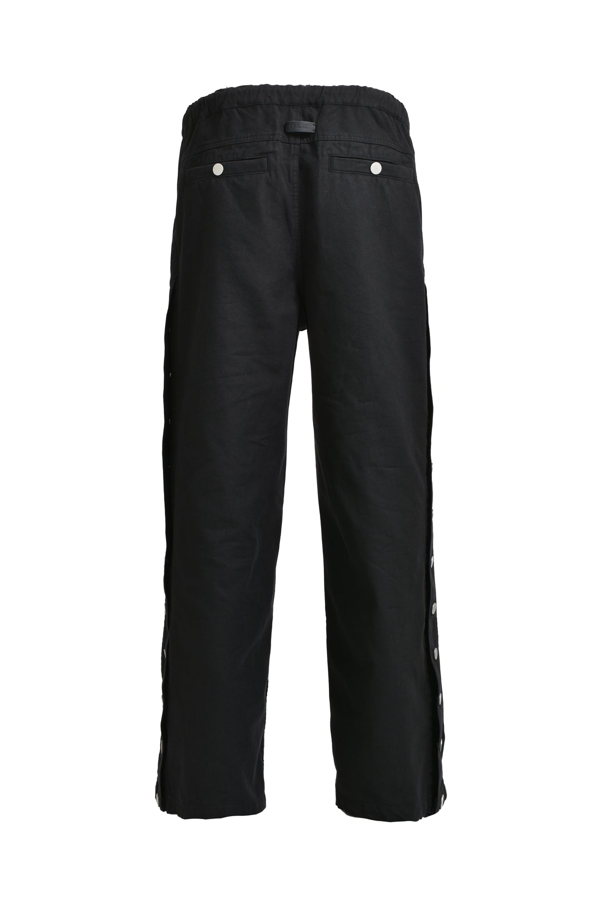 NEWRICH SIDE BOTTUN PANTS / NYLON BLK