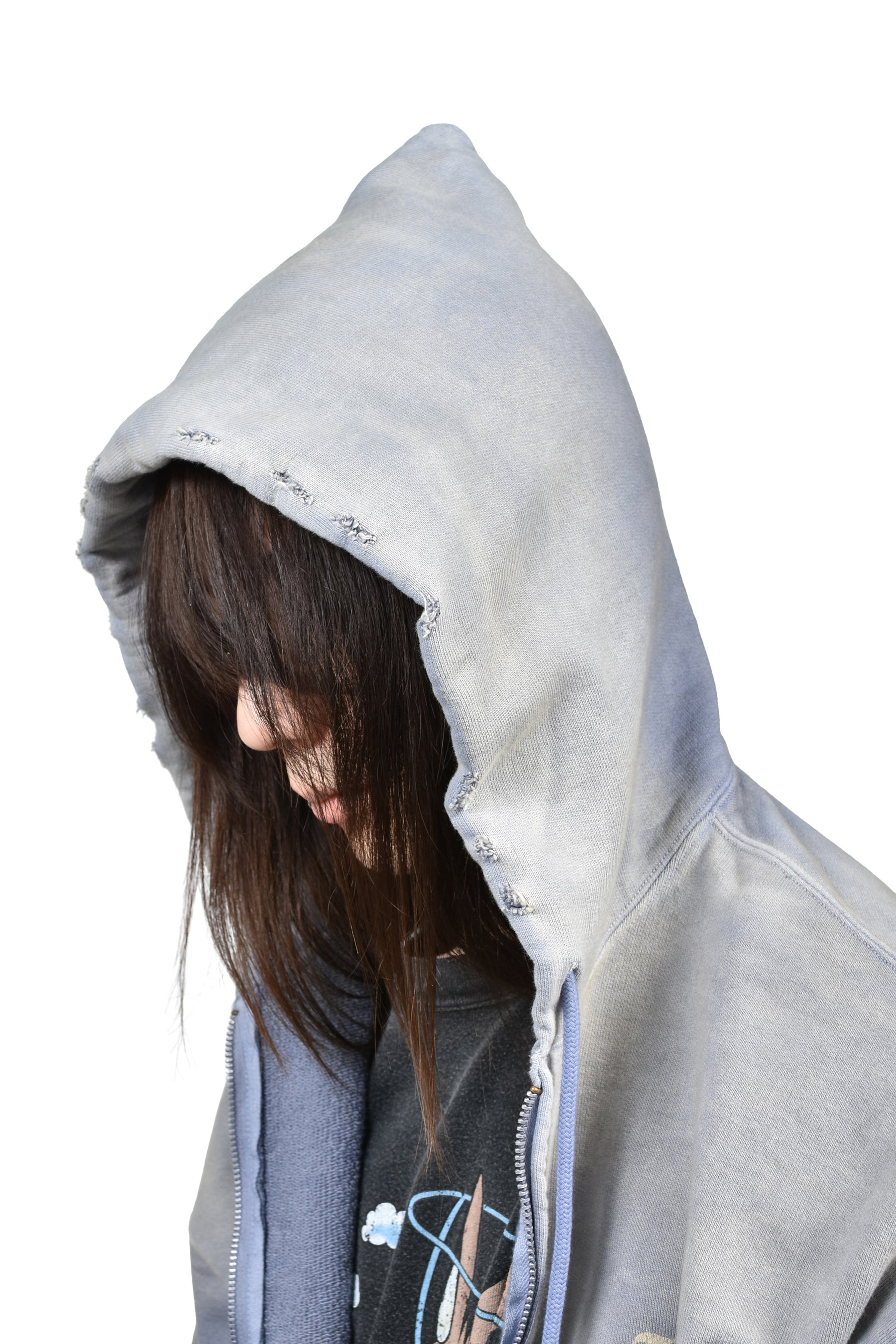 BOW WOW バウワウ SS26 THE DITC JOURNAL ZIP HOODIE AGED / EGGPLANT
