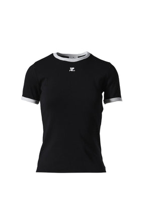 SIGNATURE CONTRAST T-SHIRT / BLK