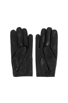 STUDDED DRIVING GLOVES / BLK W/ GLD STUDS
