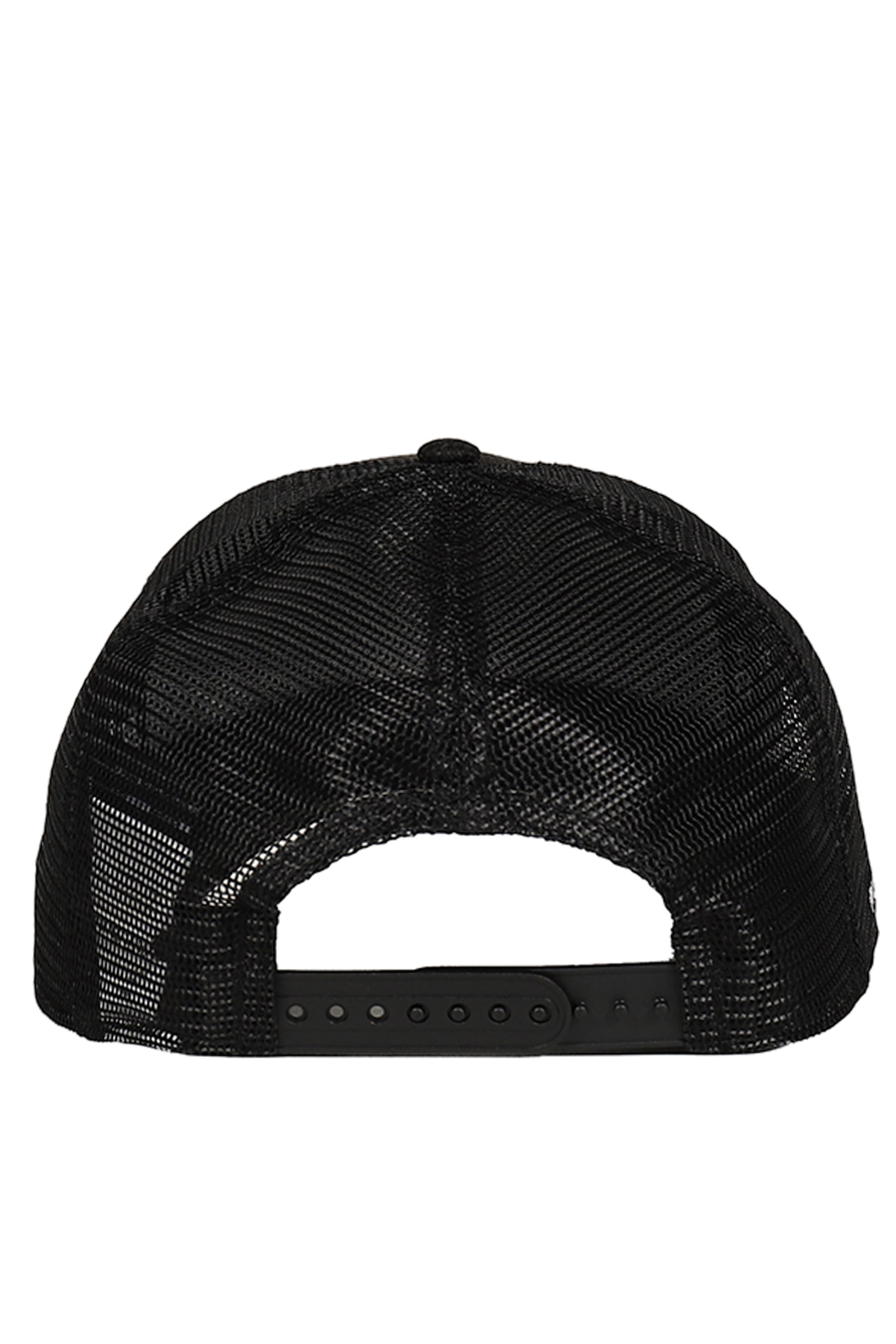 NEWERA 9FORTY AUTHENTIC LOGO TRUCKER CAP / BLK/WHT