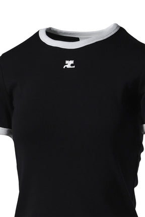 SIGNATURE CONTRAST T-SHIRT / BLK