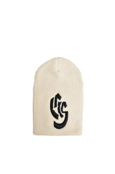 EMBROIDERY OG  LOGO BEANIE / WHT