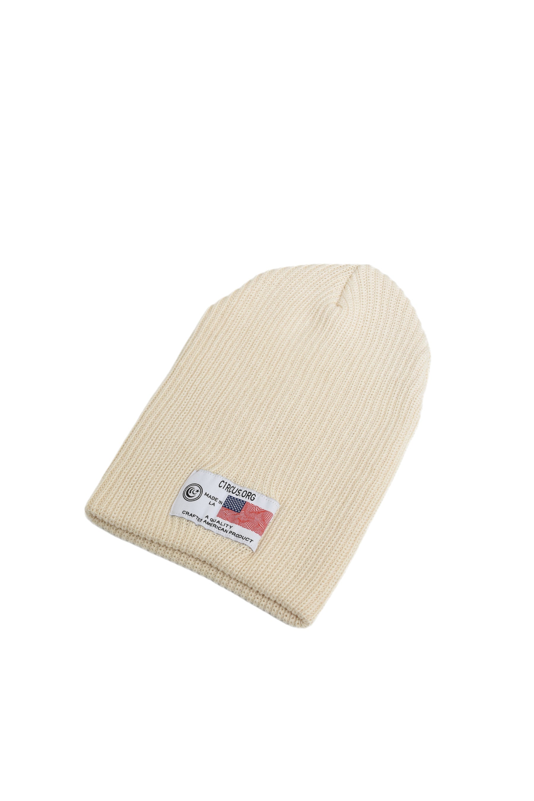 EMBROIDERY OG  LOGO BEANIE / WHT