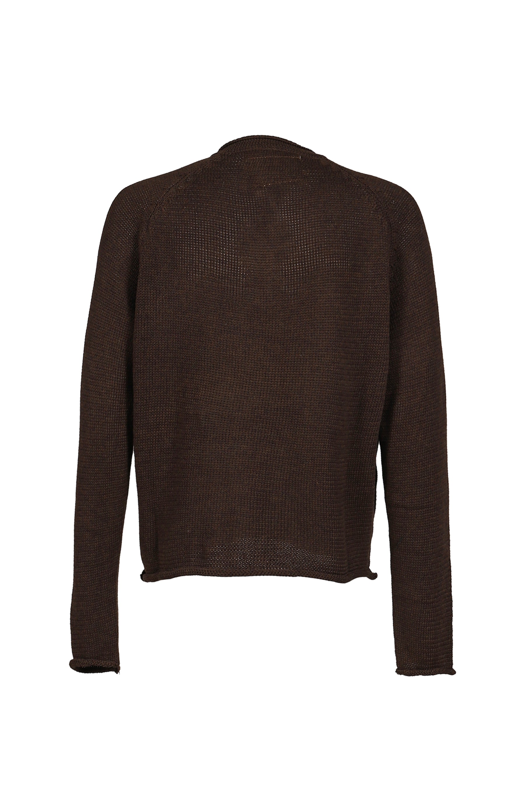 BUTTON COTTON USED SHIRT BROWN / BRW