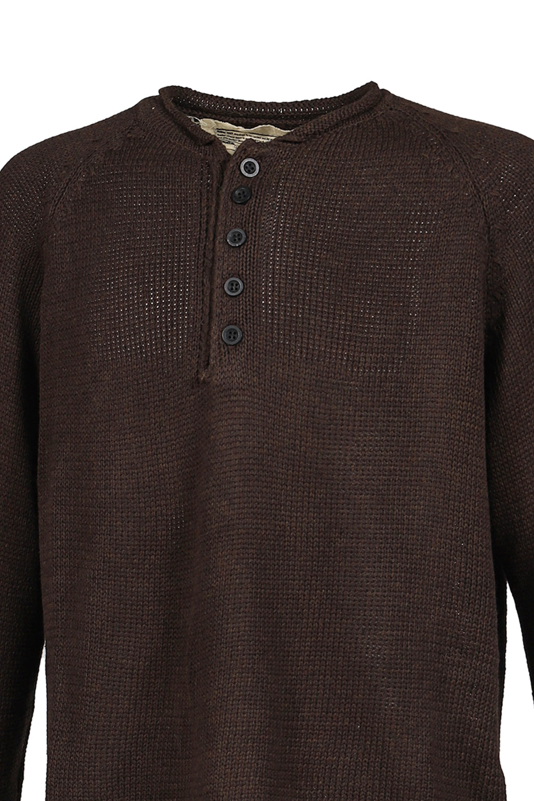 NO/FAITH STUDIOS SS26 BUTTON COTTON USED SHIRT BROWN / BRW - NUBIAN