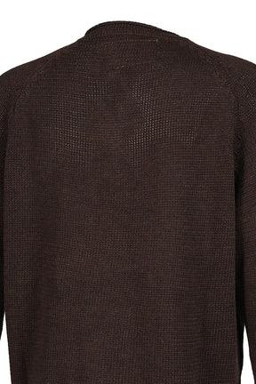 NO/FAITH STUDIOS SS26 BUTTON COTTON USED SHIRT BROWN / BRW - NUBIAN