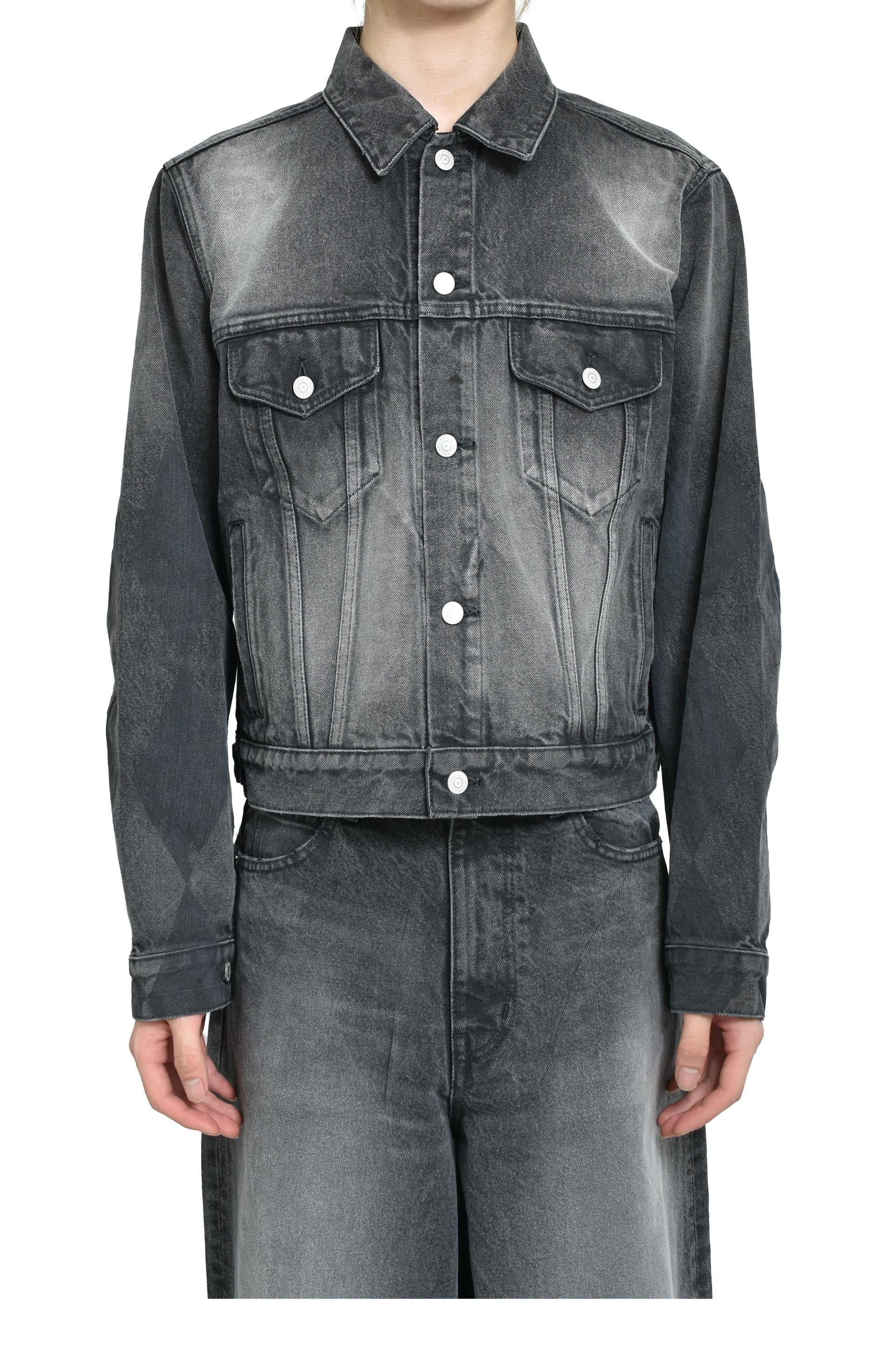 MB DENIM JACKET DIAMOND / BLK