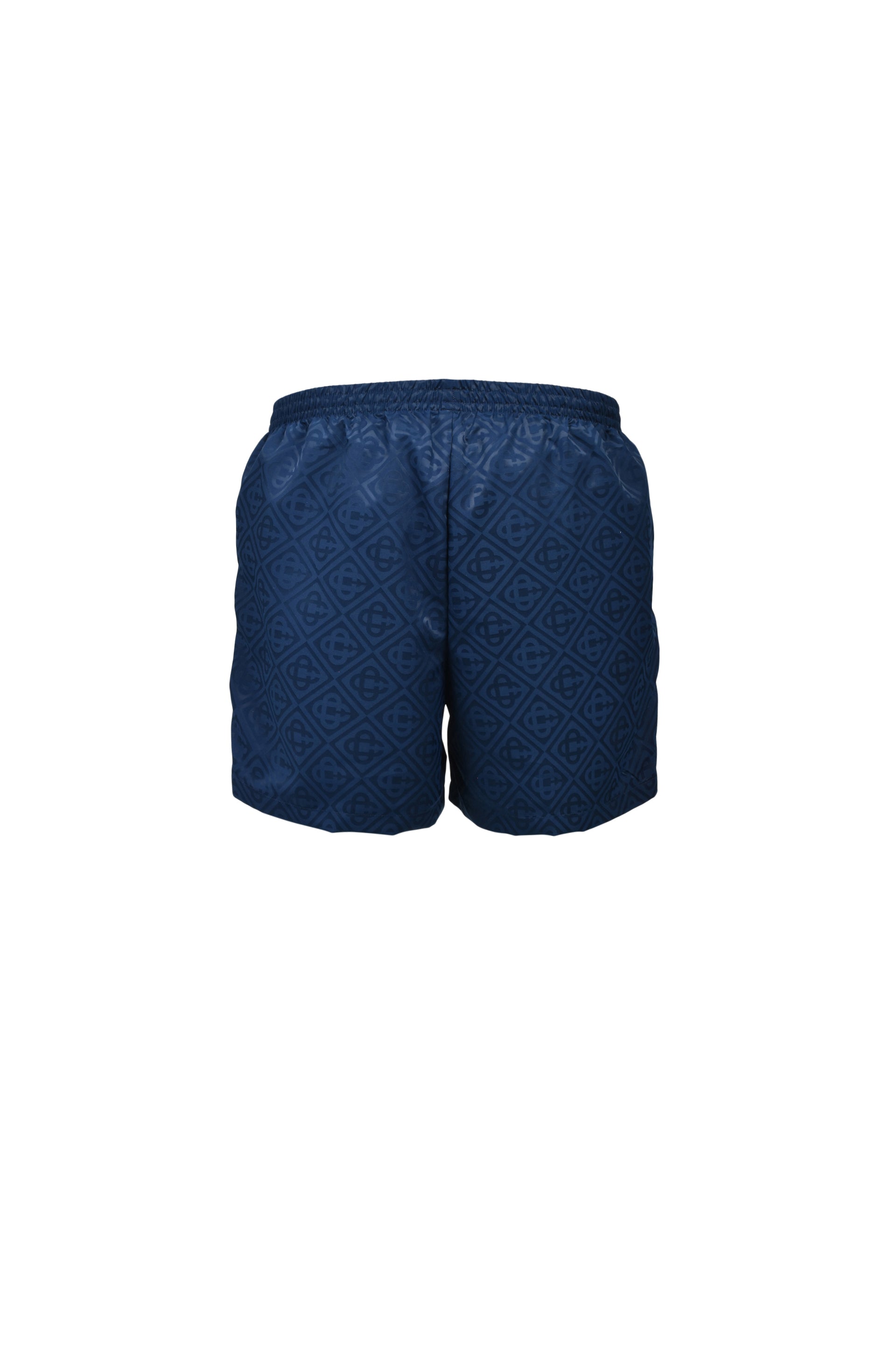 MONOGRAM JACQUARD SWIM SHORTS / NVY