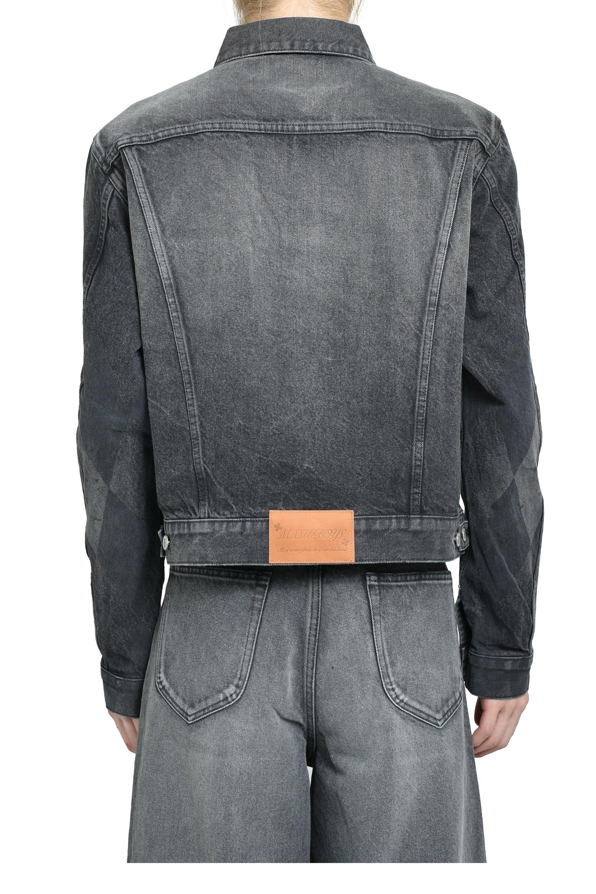 MB DENIM JACKET DIAMOND / BLK