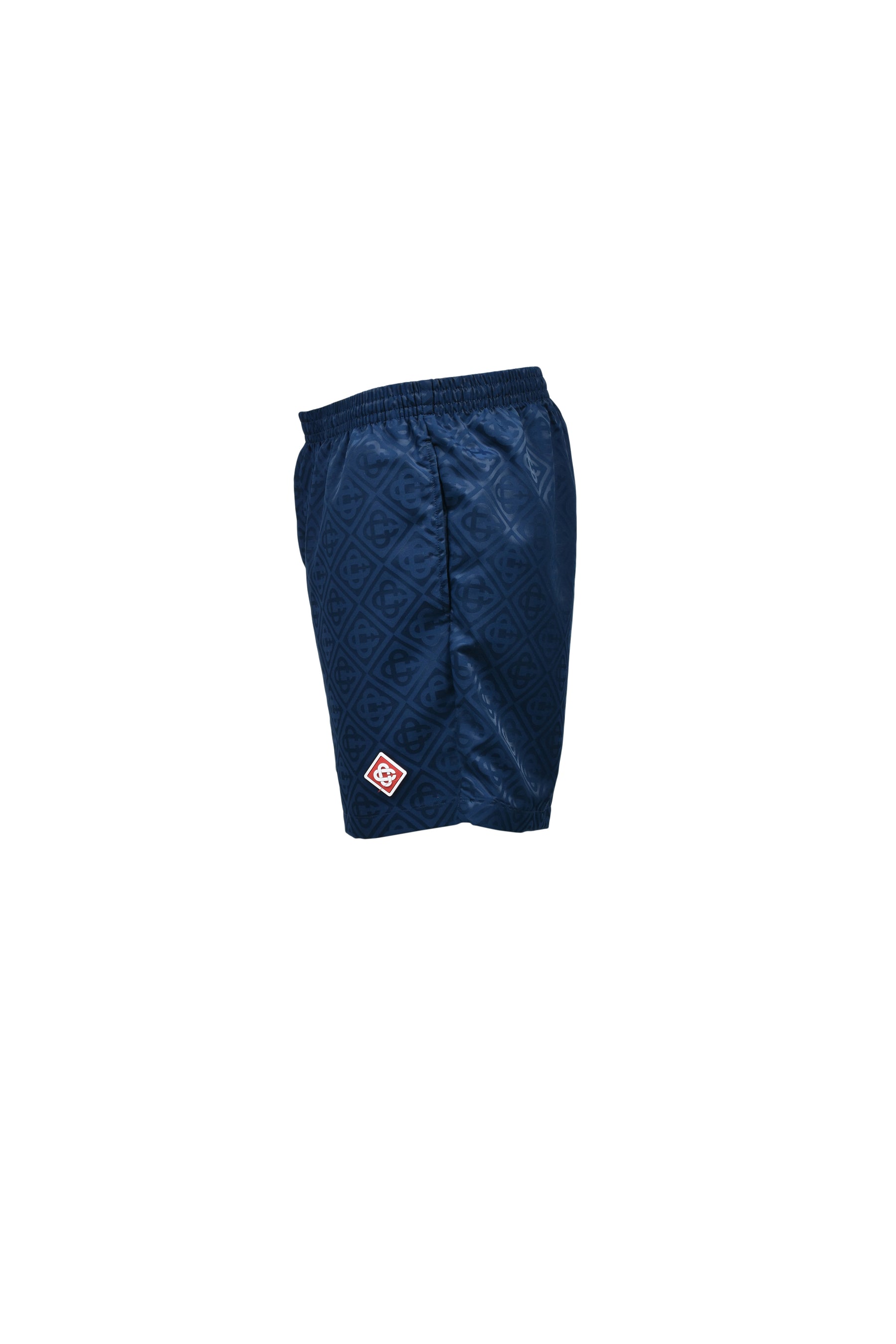 MONOGRAM JACQUARD SWIM SHORTS / NVY
