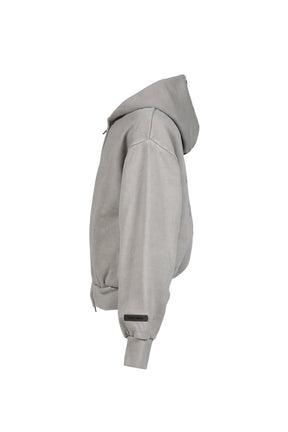 CLASSIC FULL ZIP HOODIE / SMOKE GRY