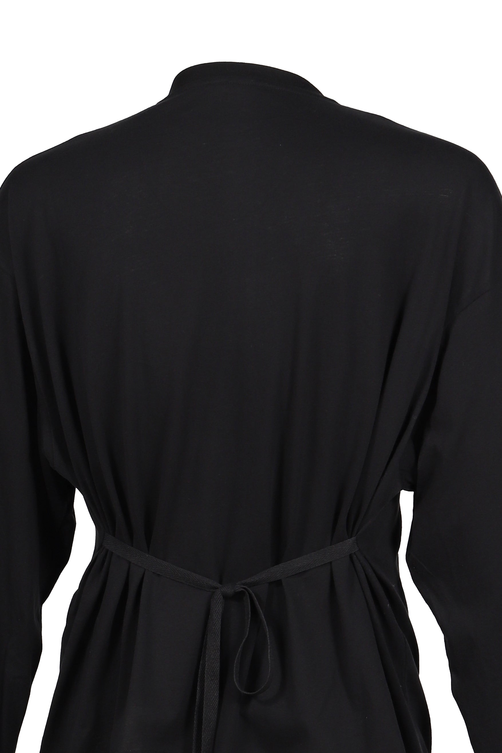 LAS RELAX FIT BOXY SERAFINO W/ CONTRAST EDGE MONOGRAM EMBROIDERY / BLK