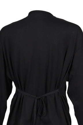LAS RELAX FIT BOXY SERAFINO W/ CONTRAST EDGE MONOGRAM EMBROIDERY / BLK
